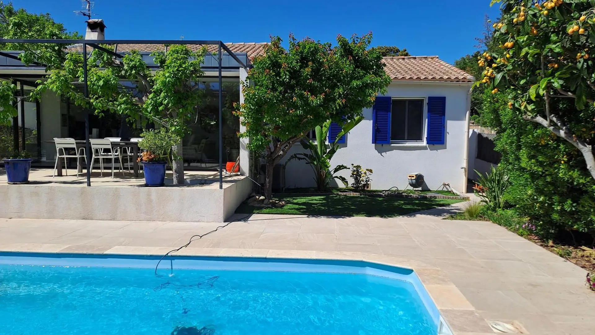 Villa Climatisee, Avec 3 Chambres , Piscine, Et Terrain Arbore Saint-Cyr-sur-Mer